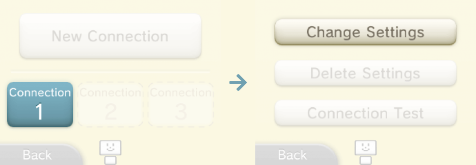 Change Connection Steps