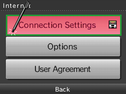 System Settings - Internet (Connection Settings button)