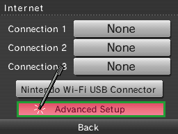 System Settings - Internet (Advanced Setup)