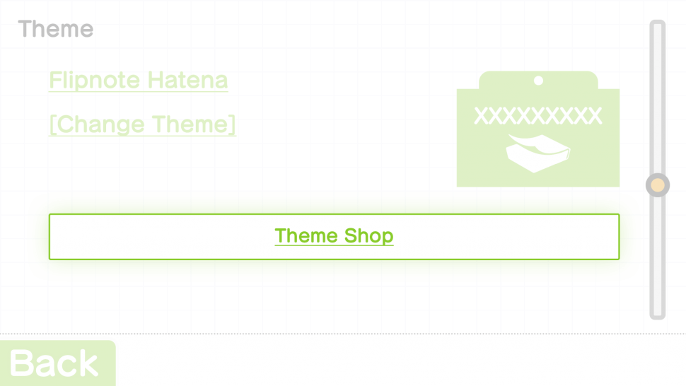 Theme Shop Button in Creator's Room