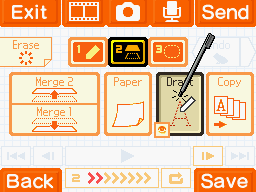 Selecting the drafting tool button
