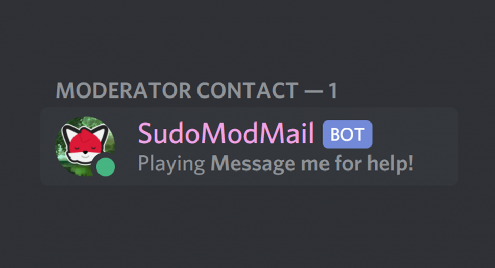 Message SudoModMail